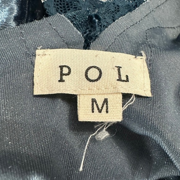 POL Womens Whimsigoth Velvet Top Size M Lace Trim Camisole Velvet Fairy Grunge - Picture 3 of 8